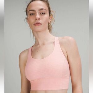 Lululemon Free to Be Serene Longline Bra - Dew Pink